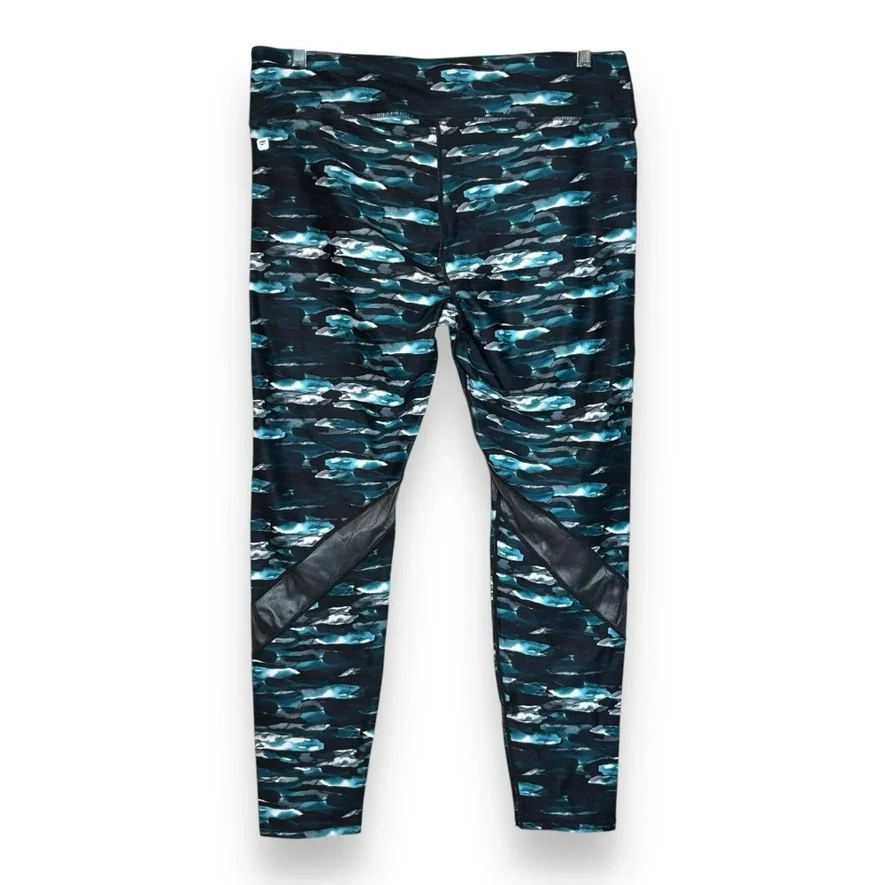 Fabletics PowerHold Leggings Blue‎ Jeanette Leggings Size XL
